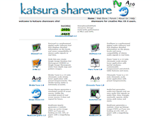 Tablet Screenshot of katsurashareware.com